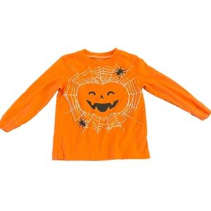Carter's Halloween Jack-o-Lantern Long Sleeve Shirt | 2T
